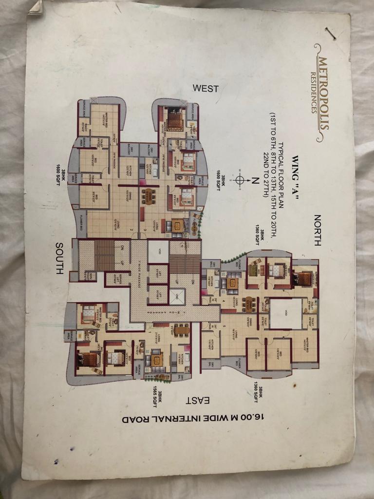 Floor Plan - HDIL Metropolis Residences, Andheri West